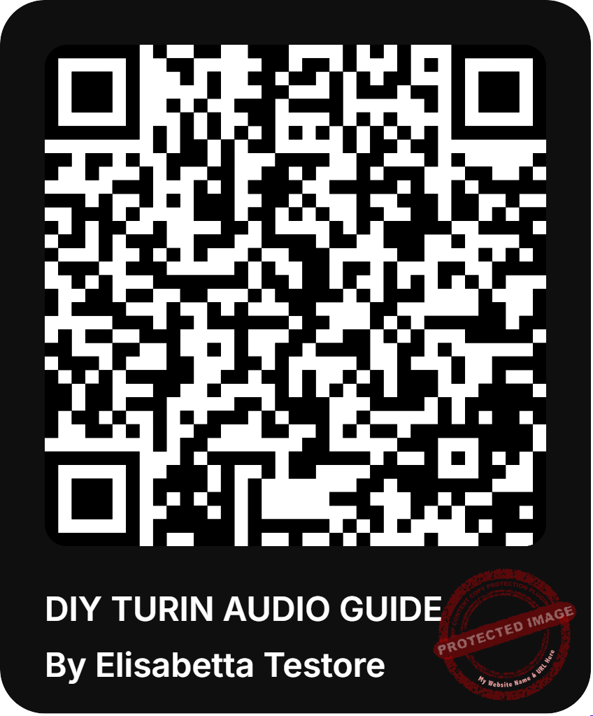 Turin Audio Guided tour qr code
